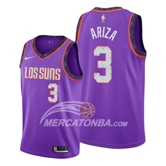 Maglia Phoenix Suns Trevor Ariza Citta Edition Viola